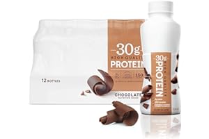 Fairlife Nutrition Protein Shakes - Pack of 12 | 30g Protein, Low Sugar, Lactose-Free | Delicious chocolate Flavors 11.5 fl., oz. (In KozyHome Packaging) (Chocolate)