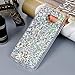 YOKIRIN Galaxy S7 Edge Bling Case,Luxury Sparkle Shinning Protective Bumper 3D Bling Diamond Glitter Paillette Flexible Soft Rubber Gel TPU Protective Slim Fit Cover for Samsung Galaxy S7 Edge,Silvery