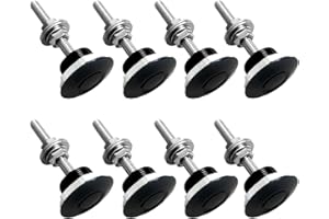 BaiyoouAuto 8 PCS Hood Pin Kit License Plate Lock Clip, Aluminum Quick Latch for Car Hood Bumper License Plate Cover (8PCS)