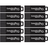 Centon DataStick Pro USB 3.2 Gen1 Flash Drive 32GB 10-Pack Black Value Pack