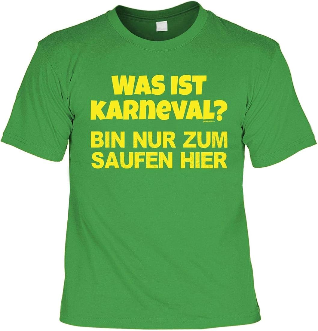 T-Shirt: was ist Fasching Bin nur zum Saufen Hier - T-Shirt für ...