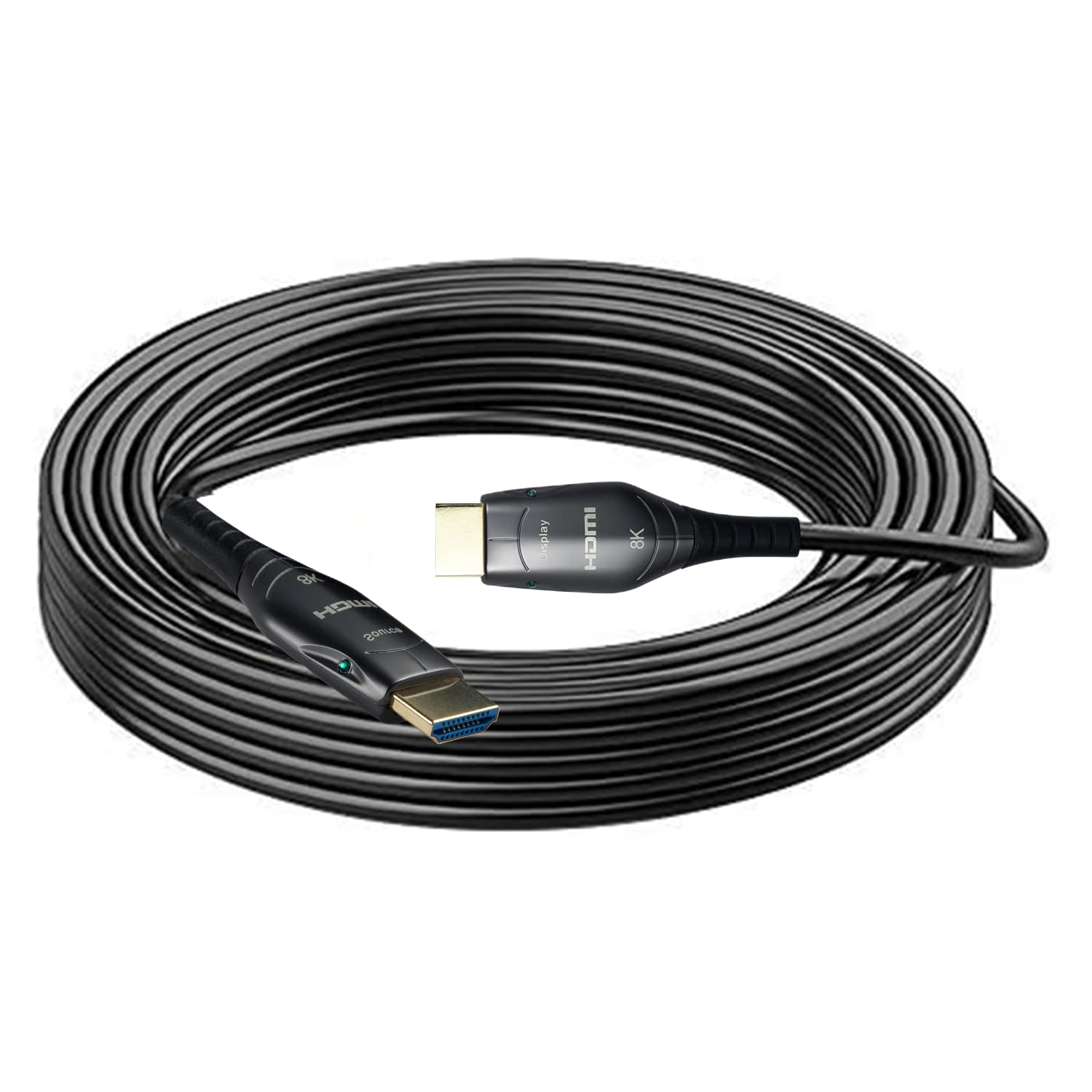 Famende 33ft 10M/20M/30M 8k HDMI 2.1 Cable fibre optic Active HDR 48Gbps 4K@120Hz HDMI Fiber Cable 3D Supports HDCP2.2 (20)…