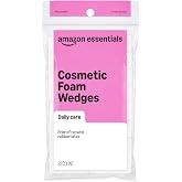 Amazon Essentials Cosmetic Foam Wedges For Makeup, 32 Count (Previously Amazon Basics)