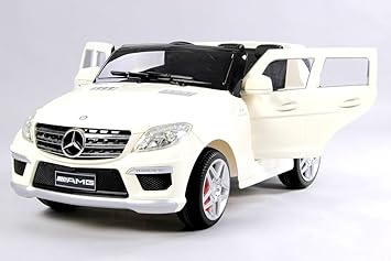 Mercedes Benz Ml 63 Amg Weiss Kinderfahrzeug Kinder