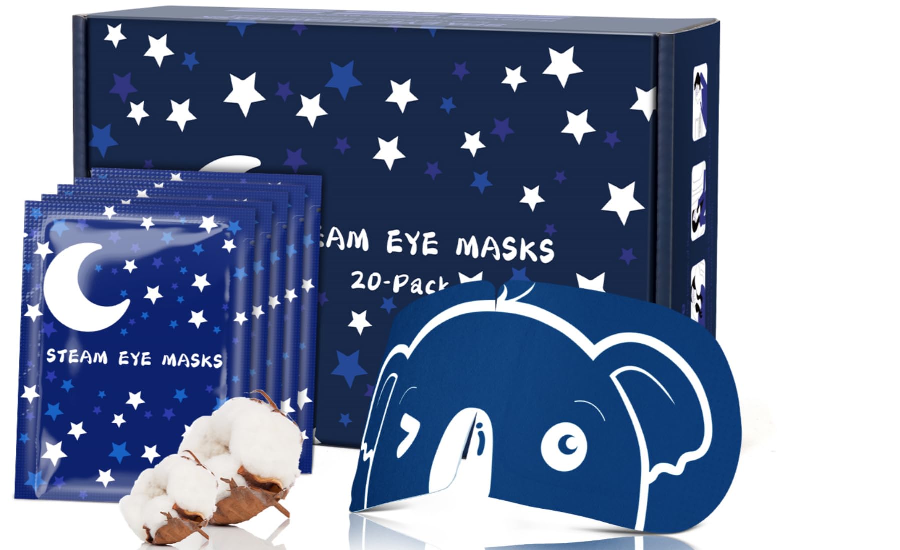 ProCIV Steam Eye Mask 20 Packs Warming Eye Mask Self Heating Eye Masks Lavender Sleep Mask for Dry Eyes,Plane Travel Essentials, Sleep Gift Set for Students|Teacher|Men|Women|Friend|Family