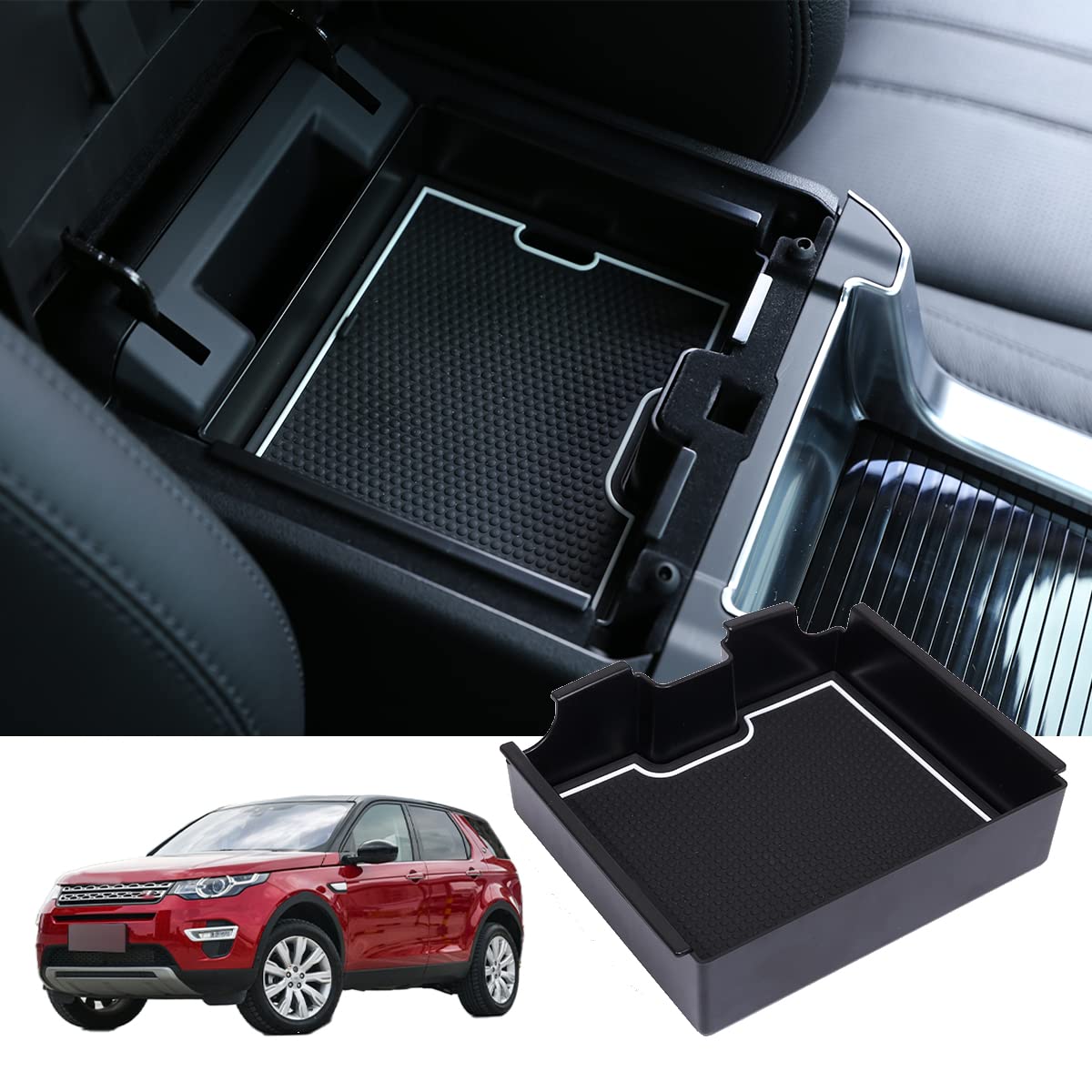 Central Storage Box Door Glove Armrest Box For Discovery Sport 2015 2016 2017 Accessories