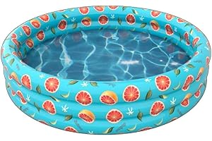 PoolCandy Grapefruit Print Inflatable Pool Floats, Loungers, Sun Chairs & Sunning Pools