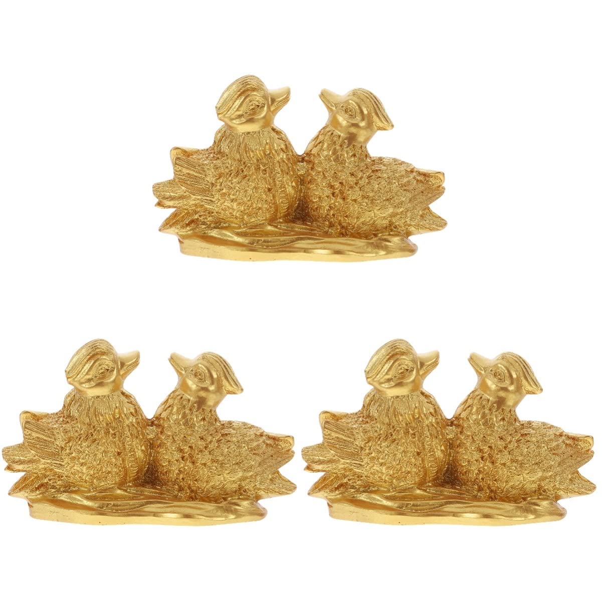 3 pack Ornament Feng mandarin figurine chinese yuan yang figurine mandarin ducks pair Shui Chinese Mandarin