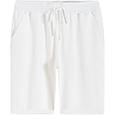 Weintee Women's Soft Knit Bermuda Shorts with Pockets