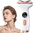 Cold Heat Facial Massager Red Light Therapy for Face Neck,7-in-1 LED Facial Sculptor Skin Care Tools,Electric gua sha Face Lift Device Reduce Forehead Wrinkle Frown Smile line Eye Puffiness