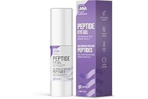 All Natural Advice Peptide Eye Gel 30mL | With Plant Stem Cells & Organic Botanicals | Eye Serum & Dark Circles Under Eye Tre