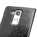 Qialino Leather Case for Huawei Ascend Mate 7,slim Flip Cover Mate 7 Case with Smart View Winodw and Sleep Wake-up Function (Black)