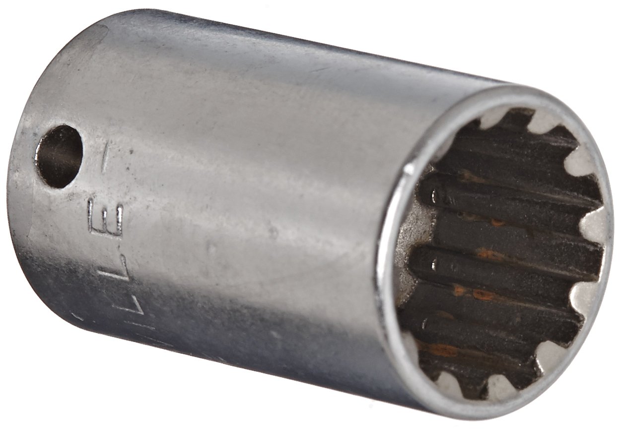 Stahlwille 40ASP14 Steel Spline Drive Socket, 1/4" Drive, 12 Points, 7