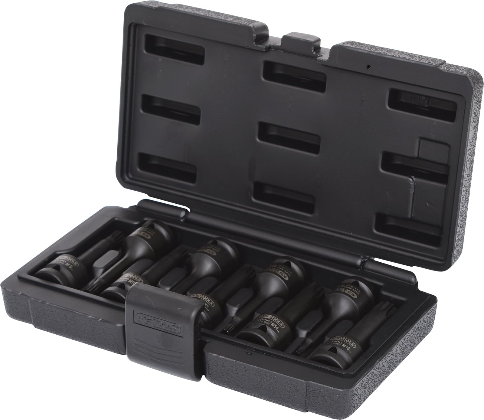 KS Tools 911.0944 Impact Socket Set XZN (9 Pieces) M4 M16
