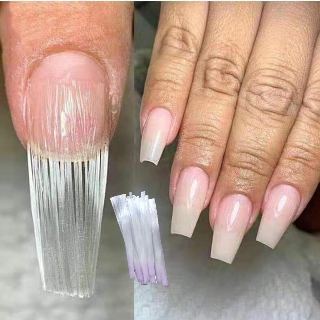 Ladydress Fibernails de fibra de vidrio para uñas de acrílico consejos salón de manicura herramienta conjunto de