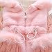 Baby Girls Infant Toddler Winter Knited Outerwear Coats Snowsuit Jackets(Pink,12-18months) Tag Size 6