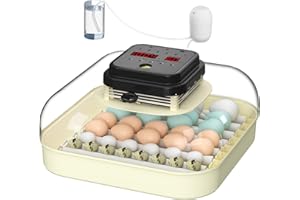 CoInceptus 35 Egg Incubator with Automatic Egg Turning and Humidity Control, Incubator for Chicken Eggs, Quail, Duck Eggs, with Egg Candler