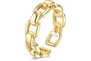 FIASASO 14K Gold Filled Toe Rings for Women Non Tarnish 14K Gold Filled Toe Ring Adjustable Band Opal Dainty Toe Ring Summer Beach Open Toe Rings Foot Jewelry