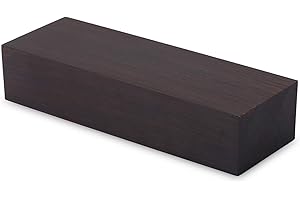 Black Ebony Wood Lumber Blank – Premium Dense Hardwood DIY Material for Guitar Fretboards, Violin Parts & Woodworking Project
