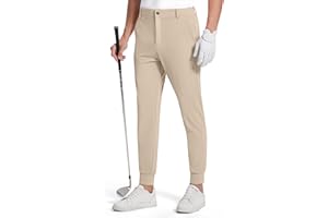 SERAMY Men's Golf Joggers Pants Slim Fit Stretch Sweatpants Work Dress Casual Running Pants for Men with 5 Pockets
