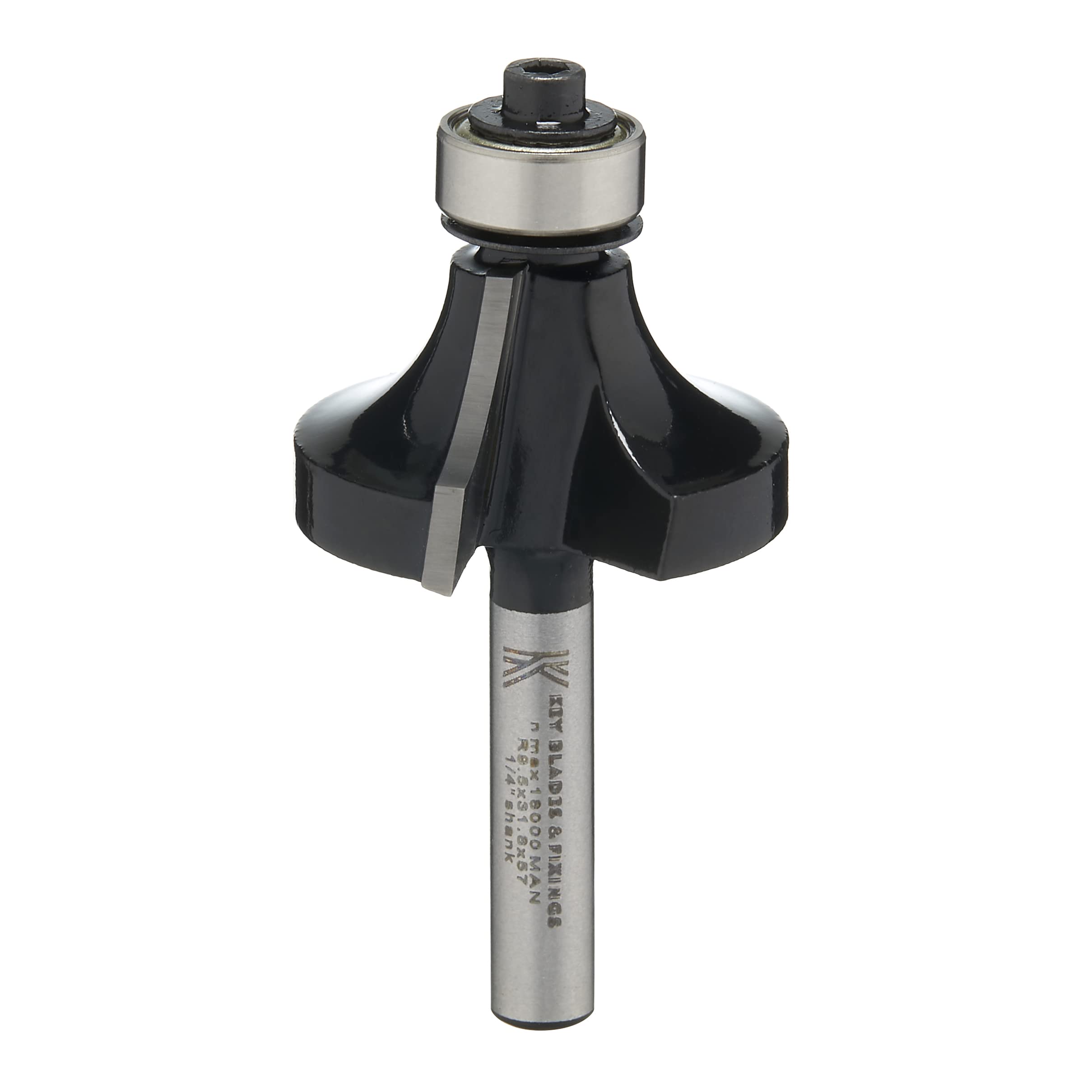 R11 Key Blades 1/4" Rounding Over Router Cutter 9.5MM Radius - R11 Radius Cutter for Bosch, Festool, Dewalt, Makita, Milwaukee and Many More Palm Router Cordless Corded Trend