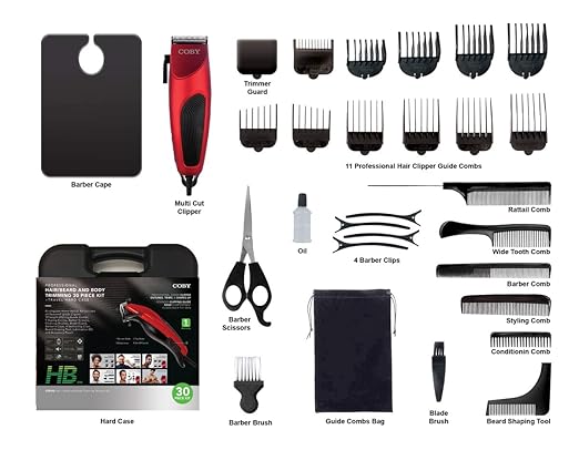 coby professional hair and beard trimming kit