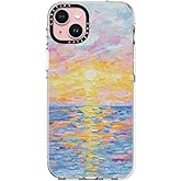 CASETiFY Clear iPhone 15 Plus Case [Not Yellowing / 6.6 ft. 3X Military Grade Drop Protection/Magsafe] - Frosted Sunset - Clear