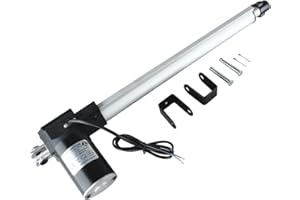 Homend DC 12V 14 Inch Stroke Linear Actuator with Mounting Bracket 350MM 6000N/1320LB Maximum Load for Recliner TV Table Lift Massage Bed Electric Sofa Linear Actuator