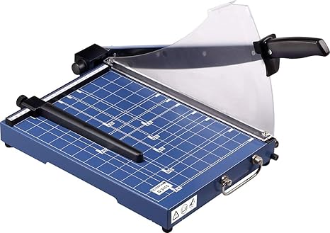 Olympia G 3115 Hebelschneider (für Papier, DIN A4, 15 Blatt, Metallauflage, Schneidemaschine mit Schneidelineal, Papierschnei