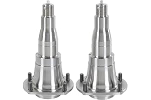 RALZAOTO SP466 Trailer Spindle #42 EZ Lube with 5-Bolt Flange for 5,200lbs to 7,000lbs Trailer Axle Compatible with Bearings 