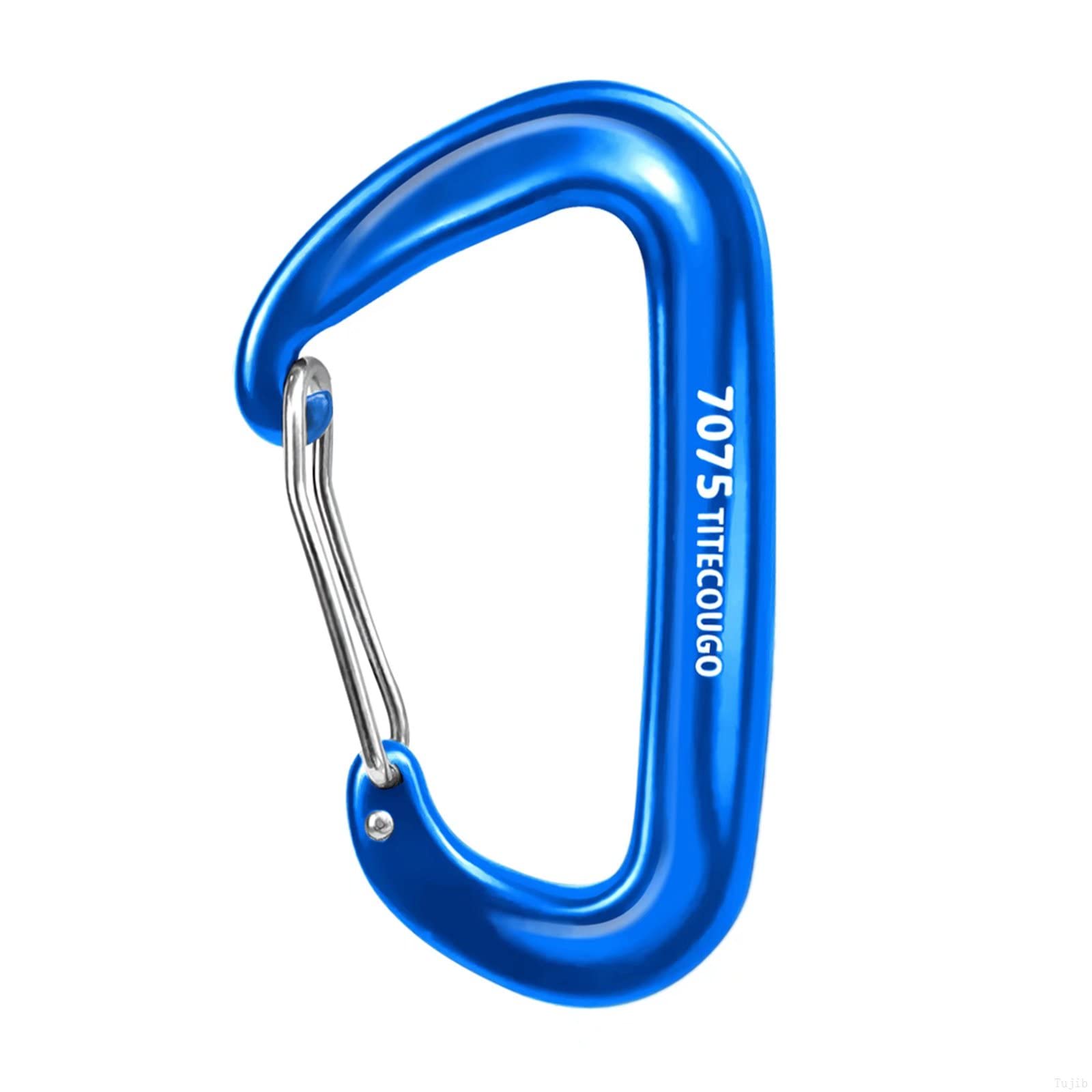 12KN Aluminium Horse Carabiner Clip Big Size Carabiners for Clips Backpacking Weights Heavy Duty Large Hammock Accessories keychain Dog Leash Keyring Gated Harness Wiregate Utility Deep Blue 2 Pack