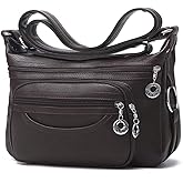 MINTEGRA Women Crossbody Bag Leather Handbag Pocketbook Lightweight Shoulder Purse | Leather, Pocketbook, Lightweight, Shoulder, Pocketbook, Lightweight