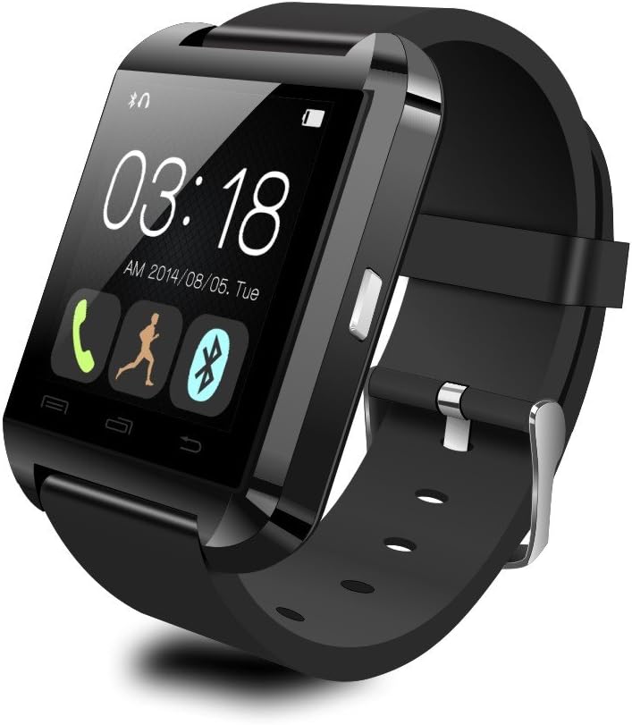 WEMELODY® U8 Plus Bluetooth Smartwatch for IOS and Android Devices(Black)