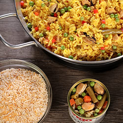 Vigo Authentic Paella Valenciana, Yellow Rice & Seafood Dinner, Spanish Recipe (Yellow Rice
