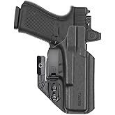 Tulster Oath IWB Kydex Holster fits: Glock 19 / 19X / 23/25 / 32/44 / 45 | Optic Compatible Inside The Waistband Appendix Concealed Carry