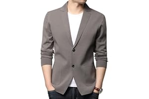 Womleys Mens Notched Lapel Cotton Cardigan Sweater Two Button Closure Knitwear