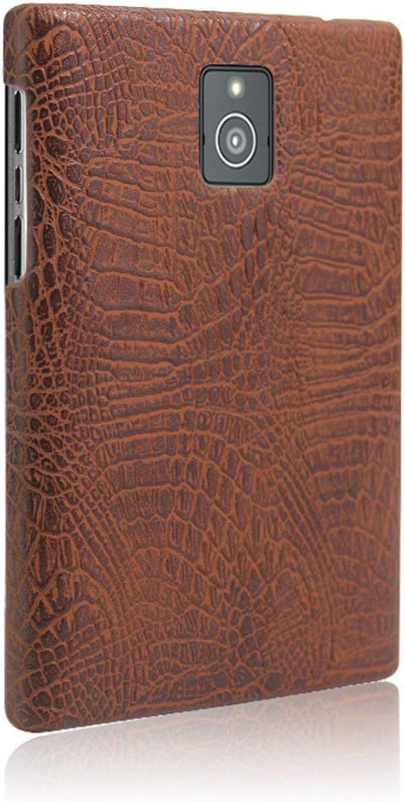 Cellshell Bright PU Leather Hard Back Case Cover for BlackBerry Passport - Brown