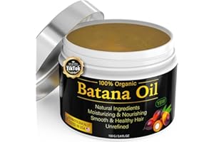 YBW Raw Batana Oil for Hair Growth by Dr. Sebi Organic Raw Honduras Oil Paste, 100% Pure and Natural, Botana Prevents Hair Loss, Eliminates Split Ends for Men & Women
