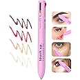 Katelia Beauty Touch Up 4-in-1 Makeup Pen (Concealer, Eye/Brow Liner, Lip/Blush, & Brightener) All-in-One, Multi-Functional Portable Beauty Product, On The Go Travel Makeup Pencil (Makeup Pen B)