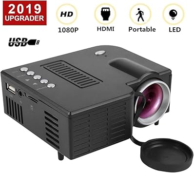 ASHATA Mini Proyector HD，1080P Projector Portátil (16: 9 y 4: 3 ...