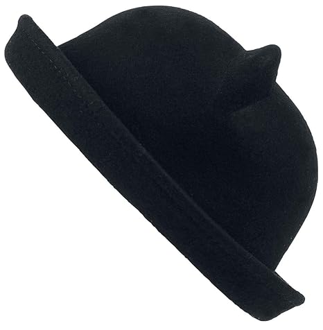 Poizen Industries Kitty Bowler Hat Hut schwarz