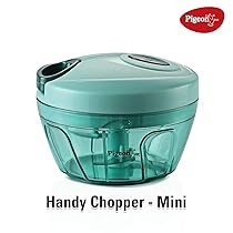 Pigeon by Stovekraft New Handy Mini Plastic Chopper with 3 Blades, Green