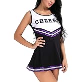 ZTie Women's School Musical Party Halloween Cheerleader Costume Fancy Dress Uniform Outfit