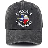 Bshuey Texas Fashion Embroidered Hat for Men Women Cotton Adjustable Baseball Cap Hats