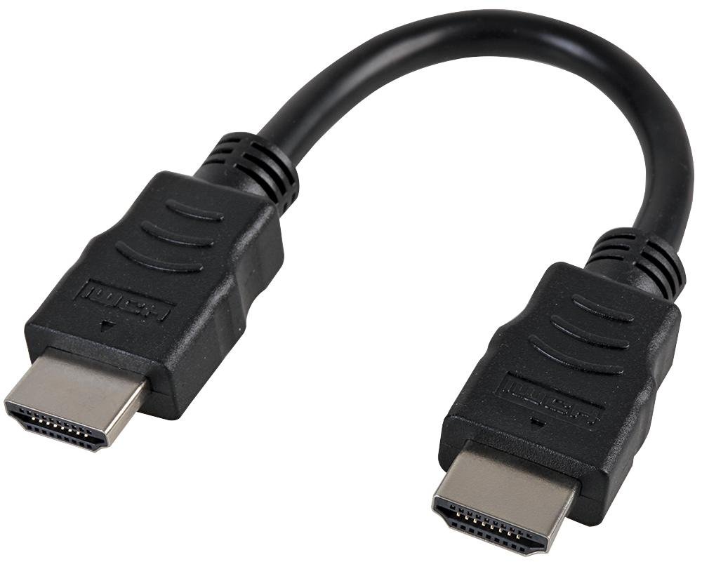 PRO SIGNAL PSG91339 High Speed 4K UHD HDMI Lead, Male to Male, 0.5m Black