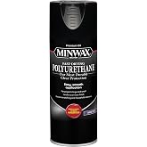 Minwax Fast Drying Polyurethane Spray, Protective Wood Finish, Clear Satin, 11.5 oz. Aerosol Can