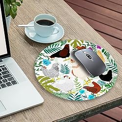 Gctriki Chicken Mouse Pad for Desk, Cute Office