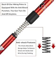 Aihoye Hiking Trekking Poles, 2 Pack