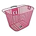 Bicycle Basket with Bracket Pink, Front Quick Release Basket, Removable, Wire Mesh Bicycle basket, NEW, Pinkthumb 3