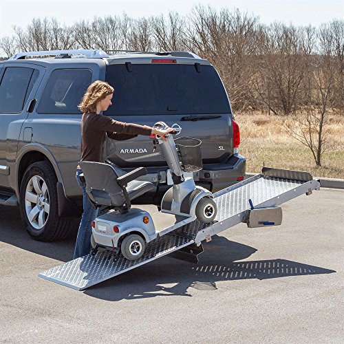 TiltARack Premium Aluminum Scooter and Wheelchair Carrier, 350 lb